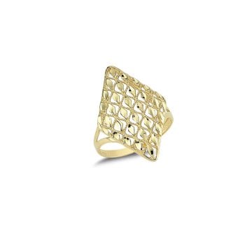 Beelo Gold 14K Altın Tasarım Yüzük