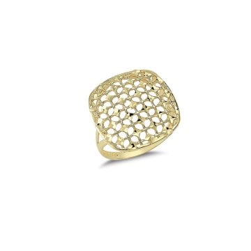 Beelo Gold 14K Altın Tasarım Yüzük