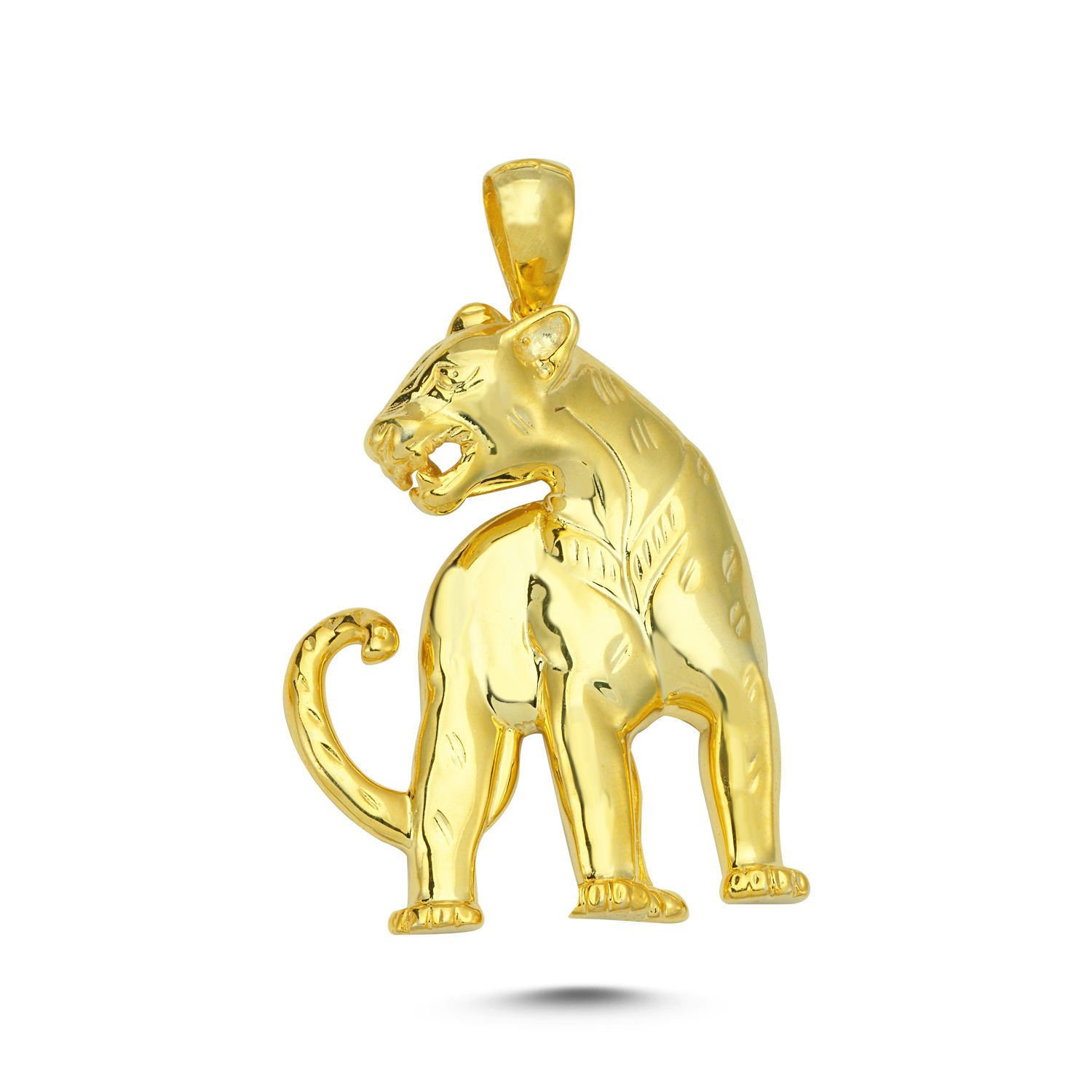 Beelo Gold 14K Altın Aslan Kolye Ucu