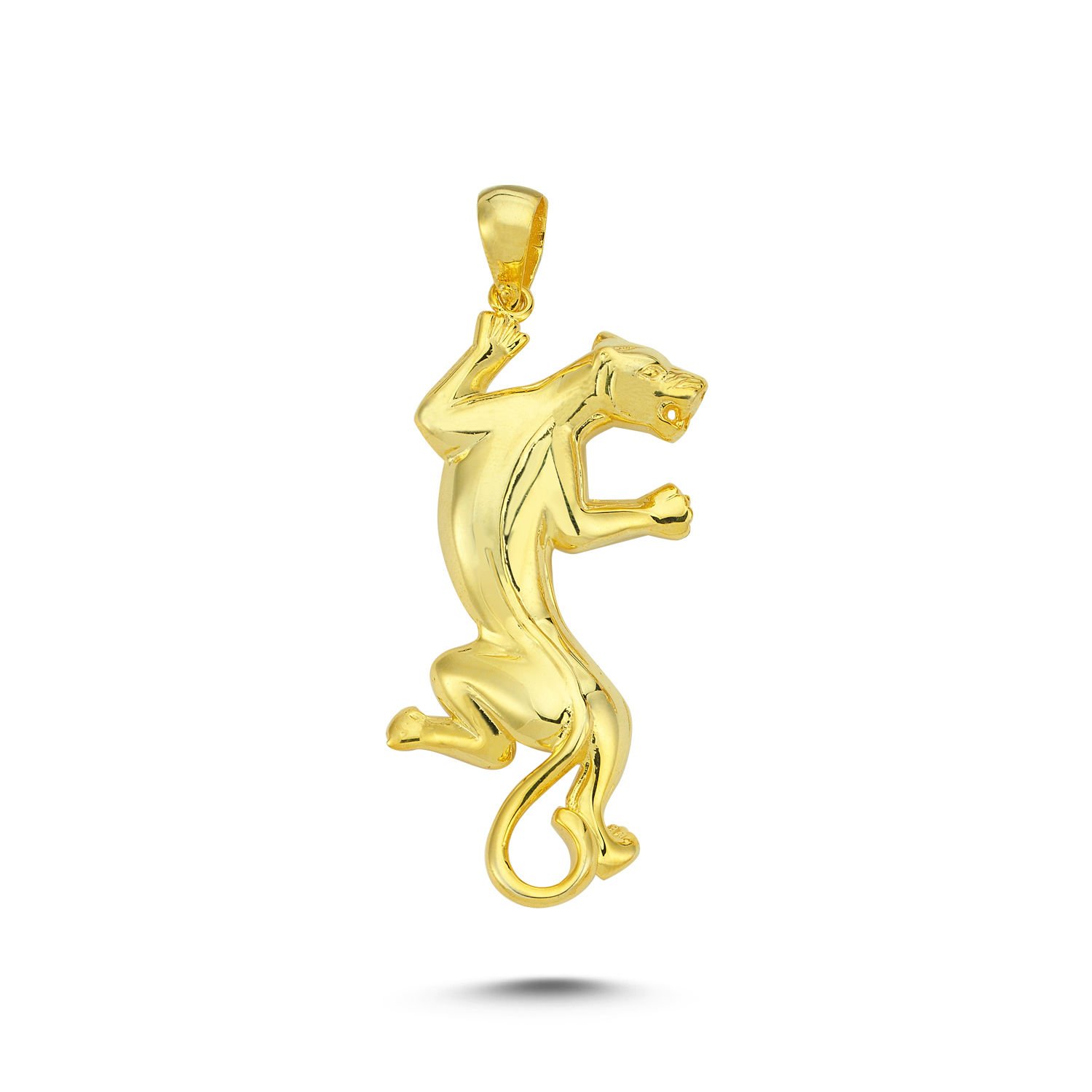 Beelo Gold 14K Altın Panter Kolye Ucu