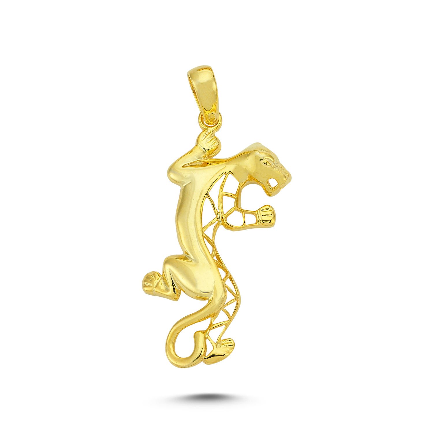 Beelo Gold 14K Altın Panter Kolye Ucu