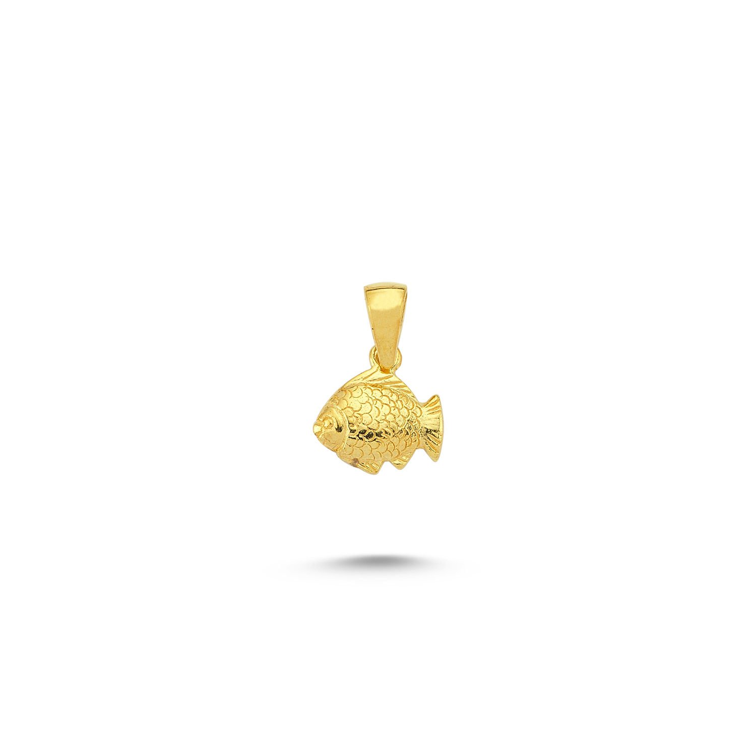 Beelo Gold 14K Altın Balık Kolye Ucu
