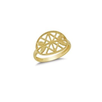 Beelo Gold 14K Altın Tasarım Yüzük