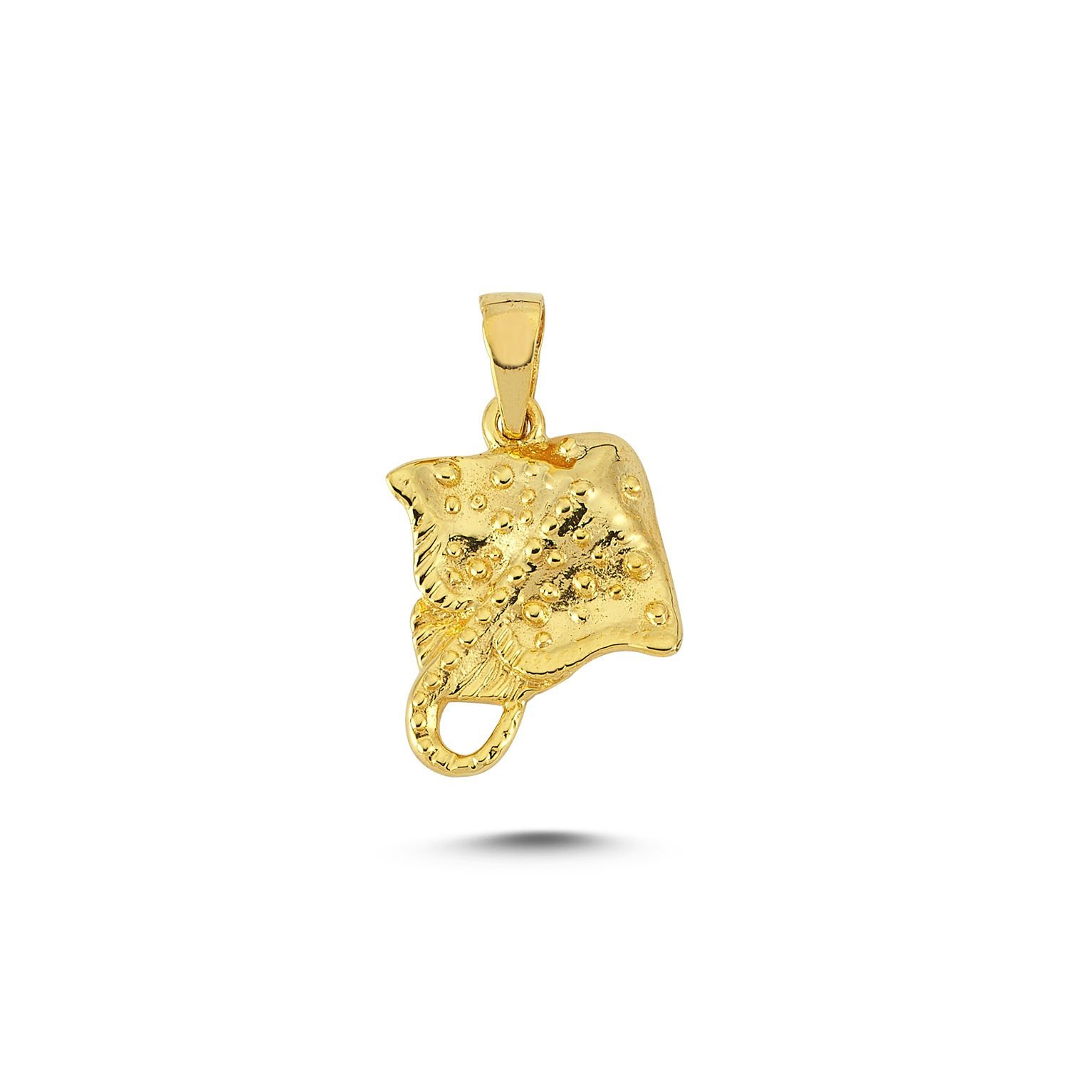 Beelo Gold 14K Altın Ahtapot Balık Kolye Ucu