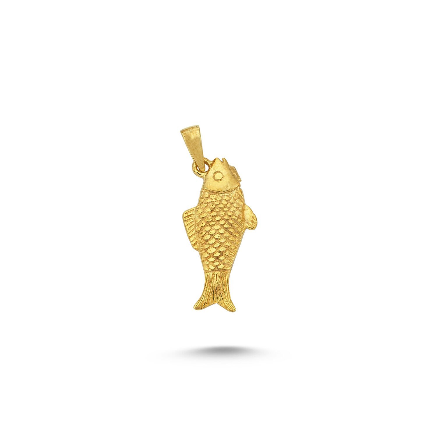 Beelo Gold 14K Altın Balık Kolye Ucu
