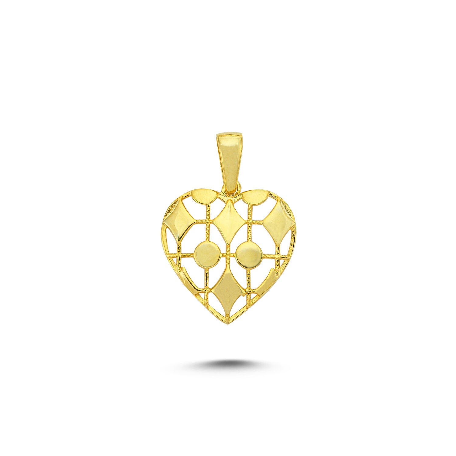 Beelo Gold 14K Altın Kalp Kolye Ucu