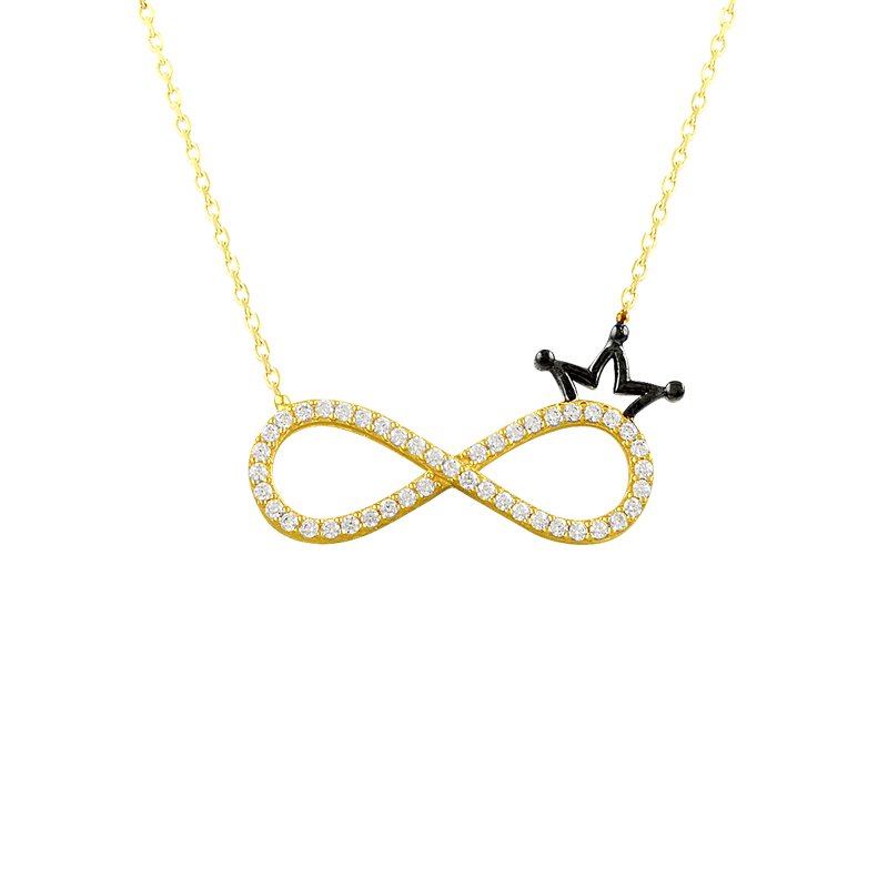 Beelo Gold 14K Altın Sonsuzluk Kolye