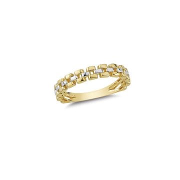 Beelo Gold 14K Altın Tasarım Yüzük