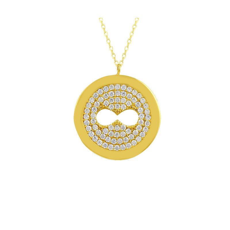 Beelo Gold 14K Altın Sonsuzluk Kolye