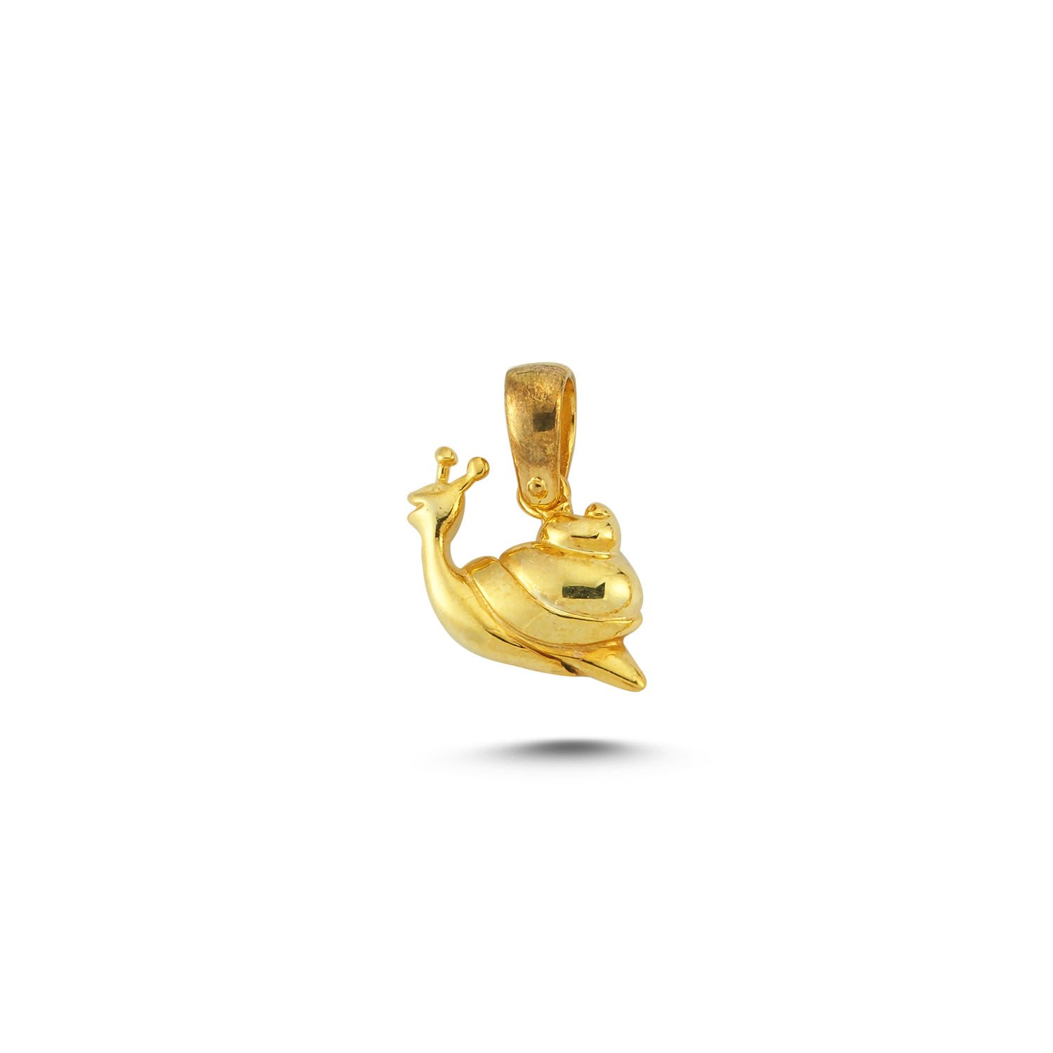 Beelo Gold 14K Altın Salyangoz Kolye Ucu