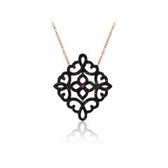 Beelo Silver Rose Altın K. 925K Gümüş Kolye