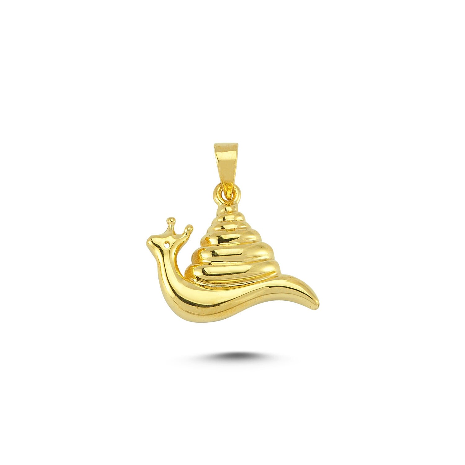 Beelo Gold 14K Altın Salyangoz Kolye Ucu