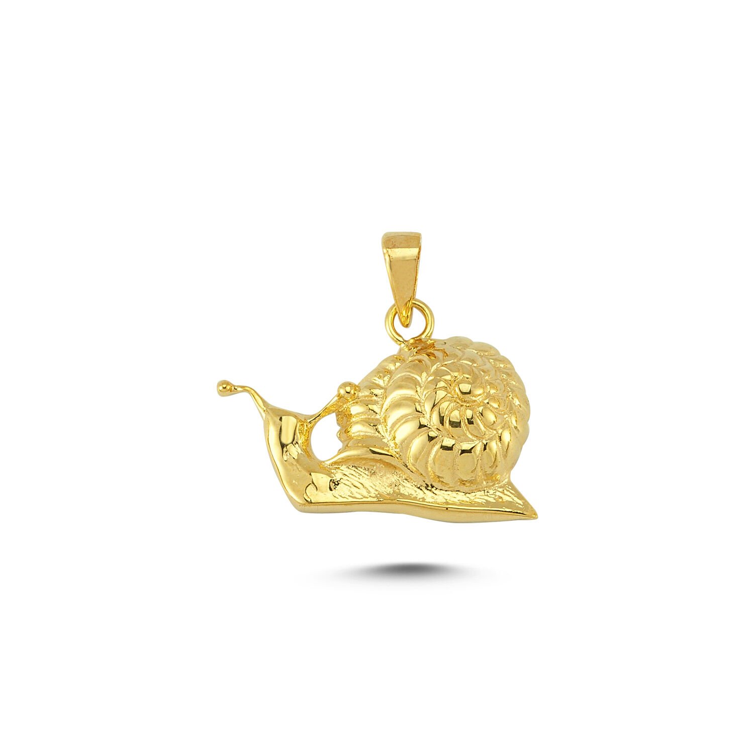 Beelo Gold 14K Altın Salyangoz Kolye Ucu
