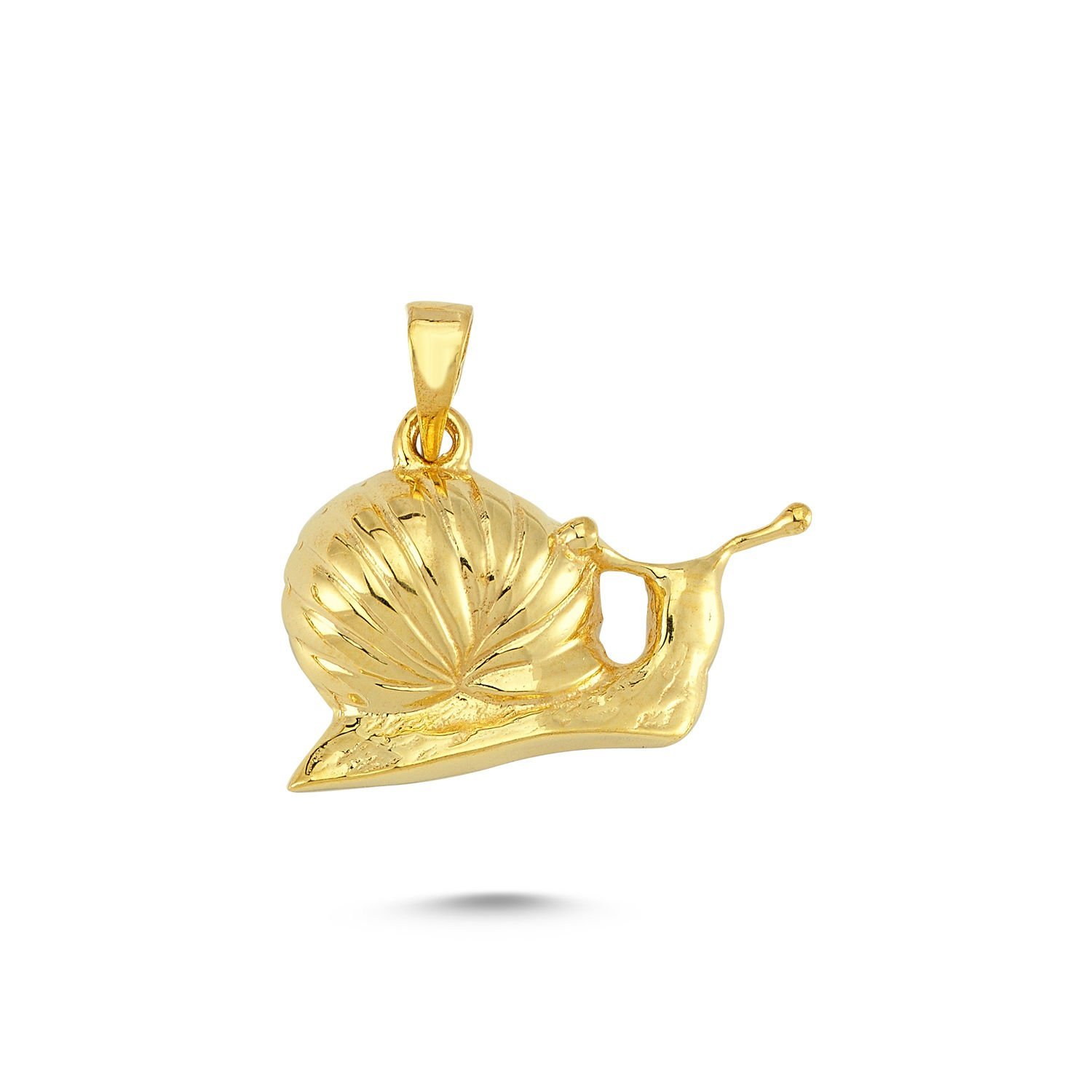 Beelo Gold 14K Altın Salyangoz Kolye Ucu