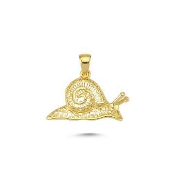 Beelo Gold 14K Altın Salyangoz Kolye Ucu