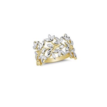 Beelo Gold 14K Altın Tasarım Çiçek Yüzük
