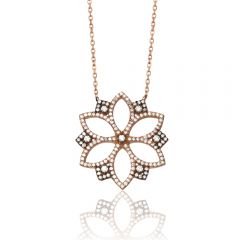 Beelo Silver Rose Altın K. 925K Gümüş Kolye