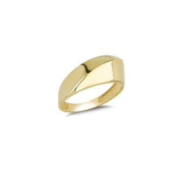 Beelo Gold 14K Altın Tasarım Yüzük