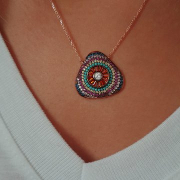 Beelo Silver 925K Gümüş Tasarım  Kolye