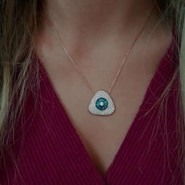 Beelo Silver 925K Gümüş Tasarım Kolye