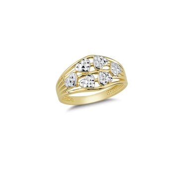 Beelo Gold 14K Altın Tasarım Kalp Yüzük
