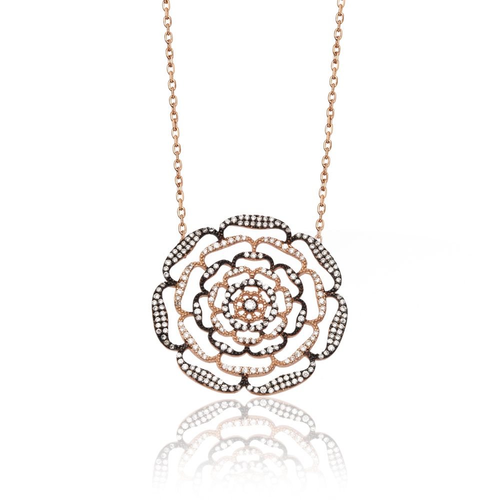 Beelo Silver Rose Altın K. 925K Gümüş Kolye