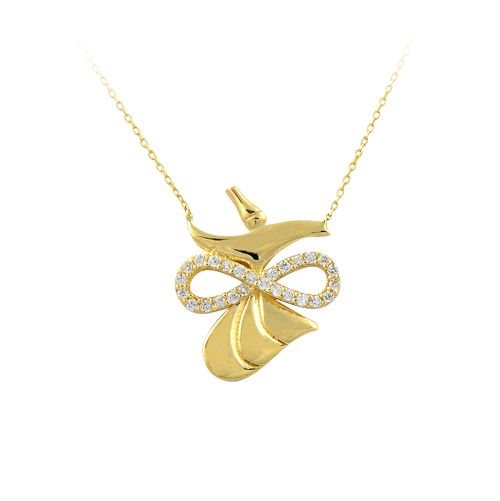Beelo Gold 14K Altın Mevlana Sonsuzluk Kolye KL161