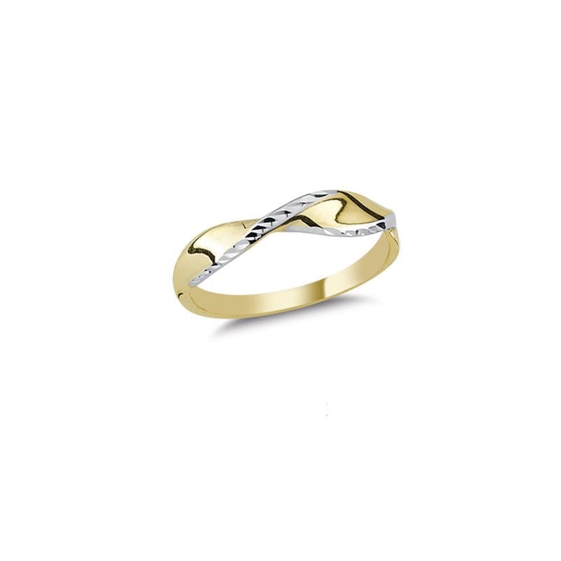 Beelo Gold 14K Altın Tasarım Yüzük