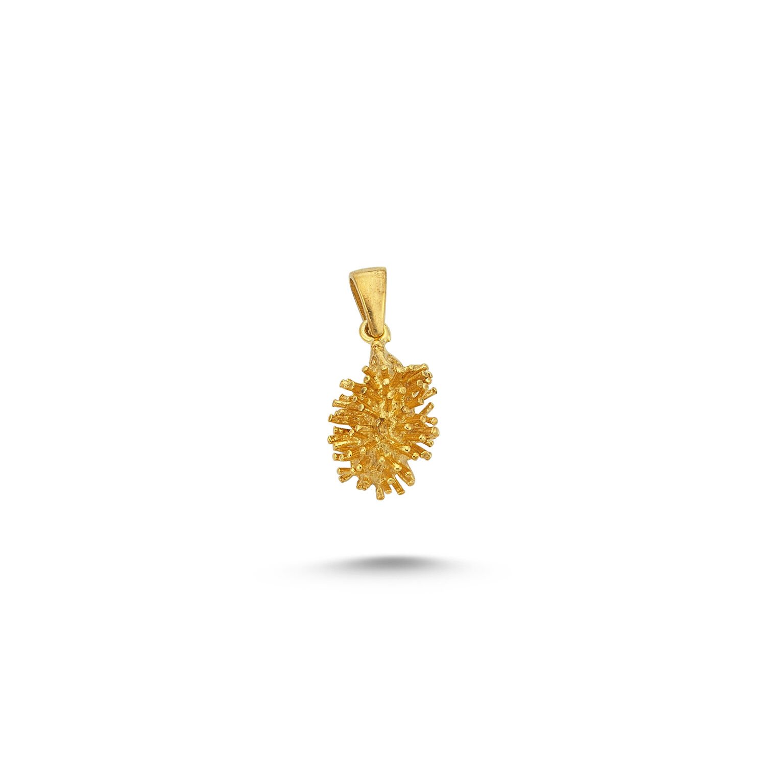 Beelo Gold 14K Altın Kirpi Kolye Ucu