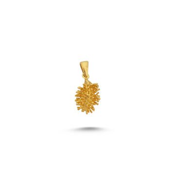 Beelo Gold 14K Altın Kirpi Kolye Ucu