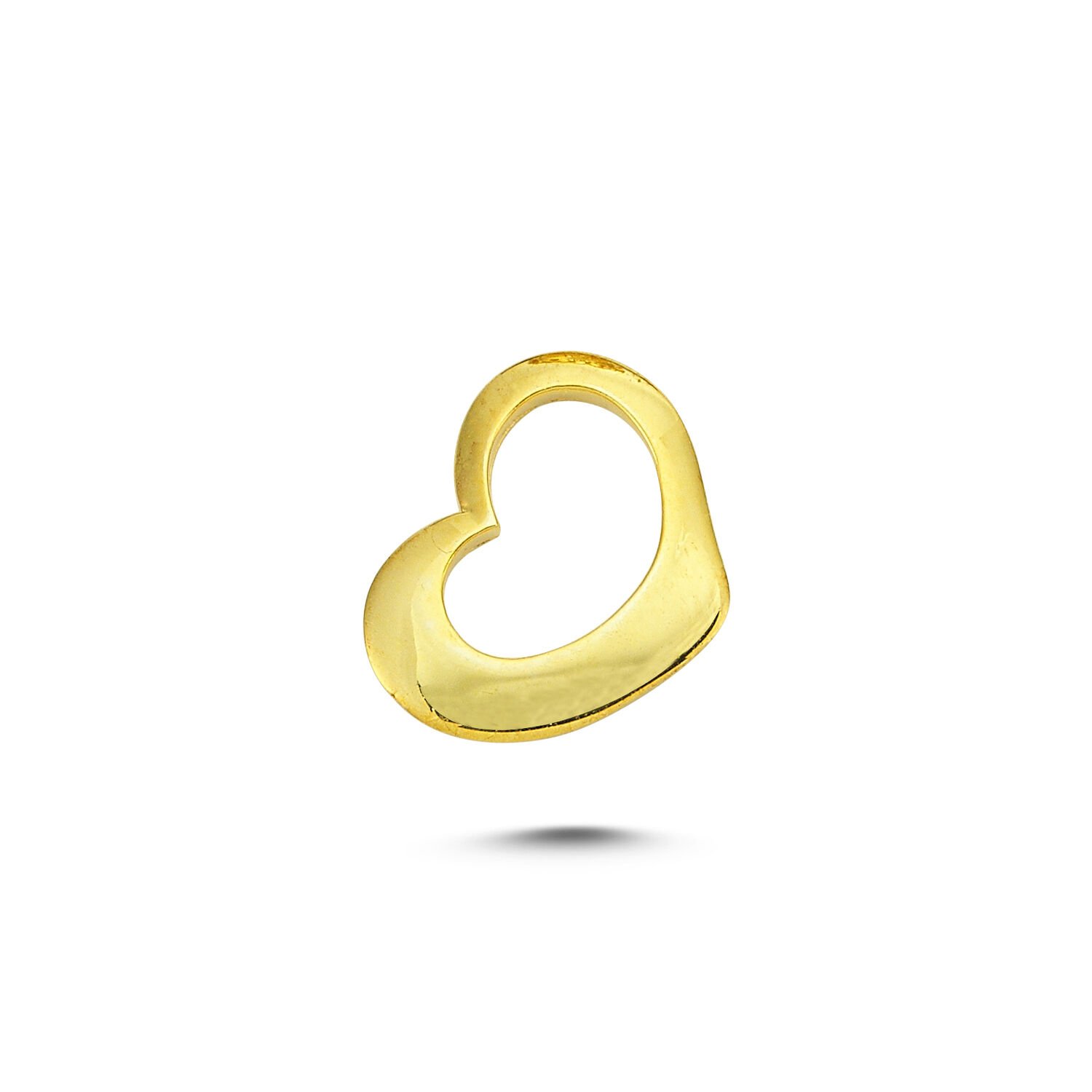 Beelo Gold 14K Altın Kalp Kolye Ucu