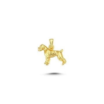 Beelo Gold 14K Altın Boksör Köpek Kolye Ucu