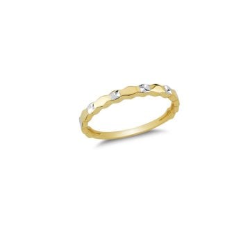 Beelo Gold 14K Altın Tasarım Alyans Yüzük