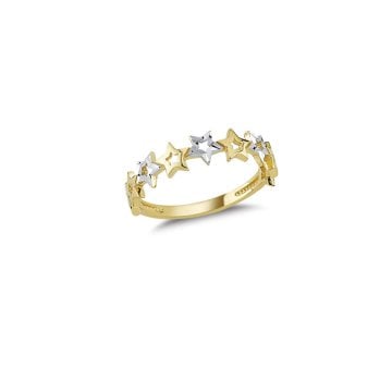 Beelo Gold 14K Altın Yıldız Yüzük