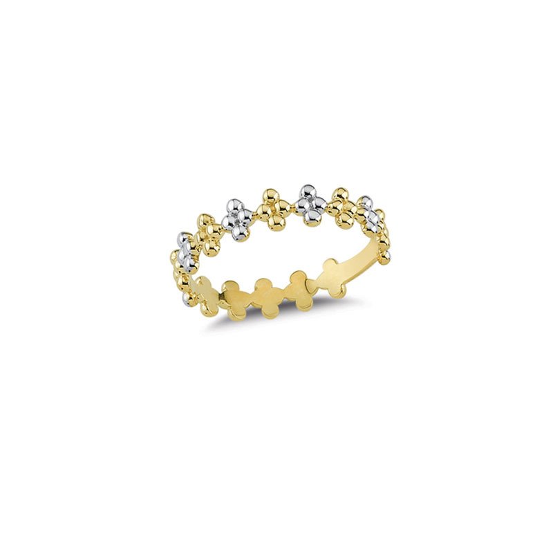 Beelo Gold 14K Altın Tasarım Yüzük