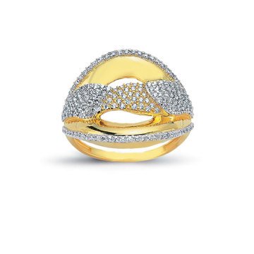 Beelo Gold 14K Altın Tasarım Yüzük BGAZ141