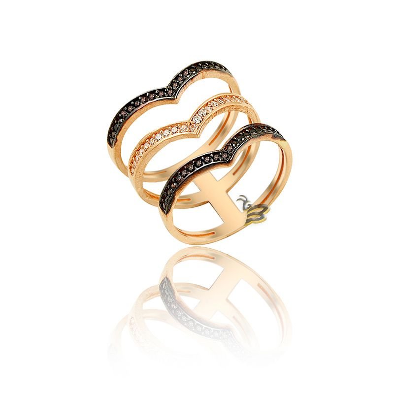 Beelo Gold 14K Altın Tasarım Yüzük