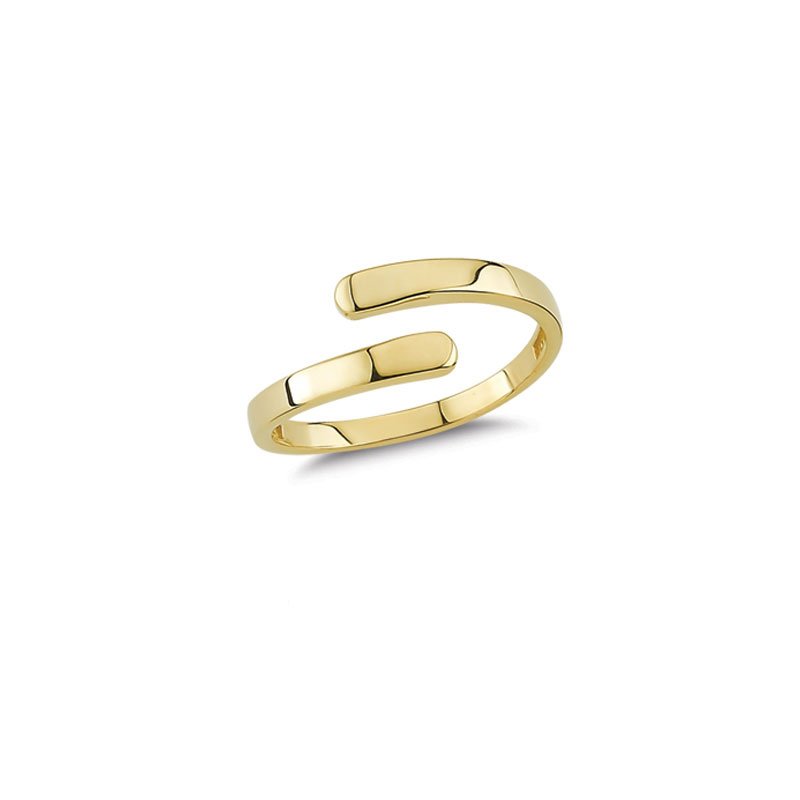 Beelo Gold 14K Altın Tasarım Yüzük