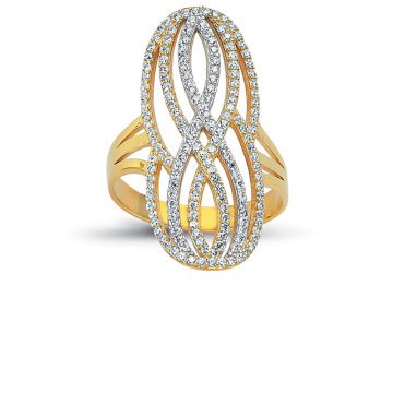 Beelo Gold 14K Altın Tasarım Yüzük BGAZ150