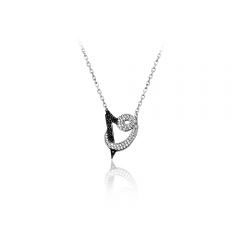 Beelo Silver  925K Gümüş Elif  Vav Kolye