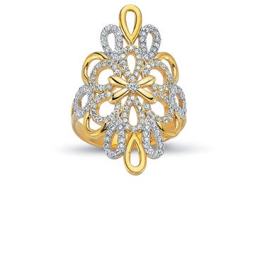 Beelo Gold 14K Altın Tasarım Yüzük BGAZ151