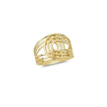 Beelo Gold 14K Altın Tasarım Yüzük