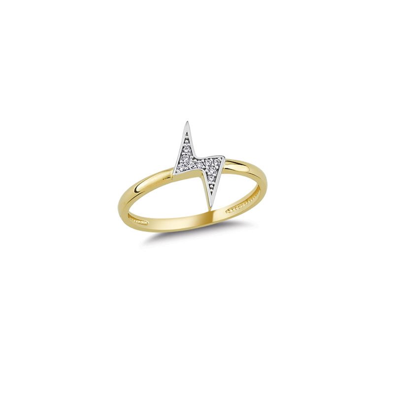 Beelo Gold 14K Altın Tasarım Yüzük