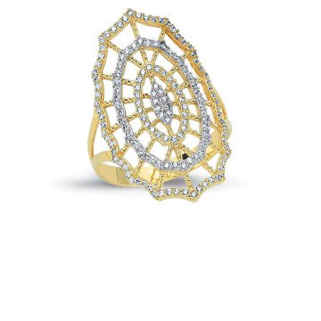 Beelo Gold 14K Altın Tasarım Yüzük BGAZ166