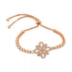 Beelo Silver Rose Altın K. 925K Gümüş Tasarım Bileklik