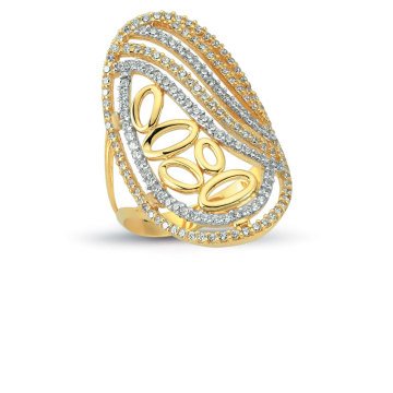 Beelo Gold 14K Altın Tasarım Yüzük BGAZ174