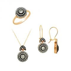 Beelo Gold 14K Altın Elmas Osmanlı Set
