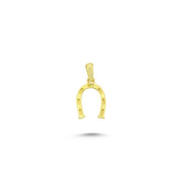 Beelo Gold 14K Altın At Nalı Kolye Ucu