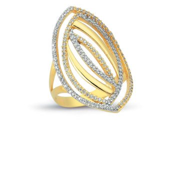 Beelo Gold 14K Altın Tasarım Yüzük BGAZ179