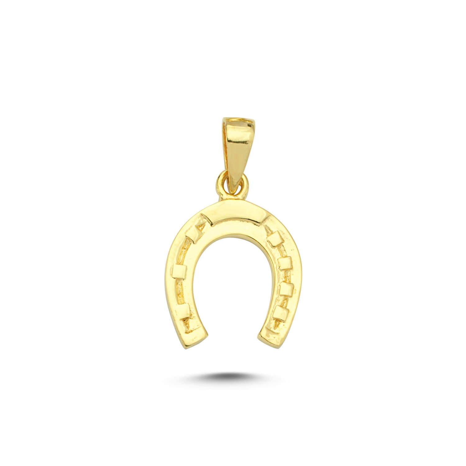 Beelo Gold 14K Altın At Nalı Kolye Ucu